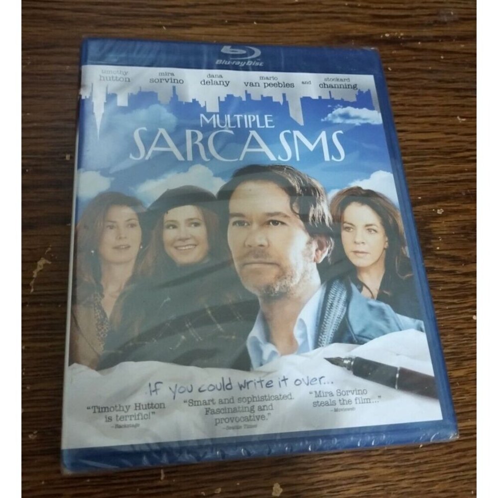 Multiple Sarcasms (Blu-ray Disc, 2010) (unopened) Timothy Hutton Miro Sorvino